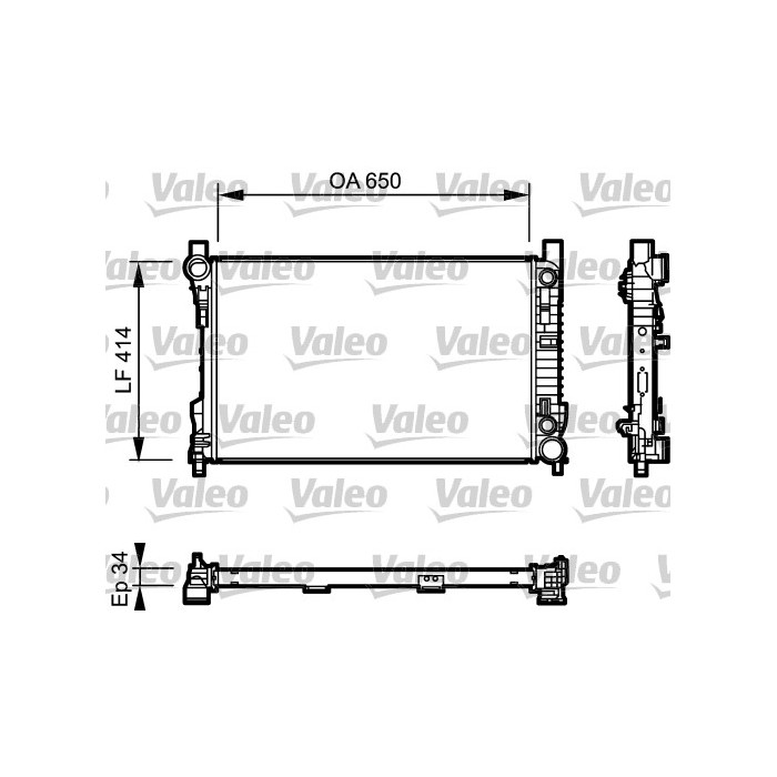 VALEO Kühler, Motorkühlung 732743