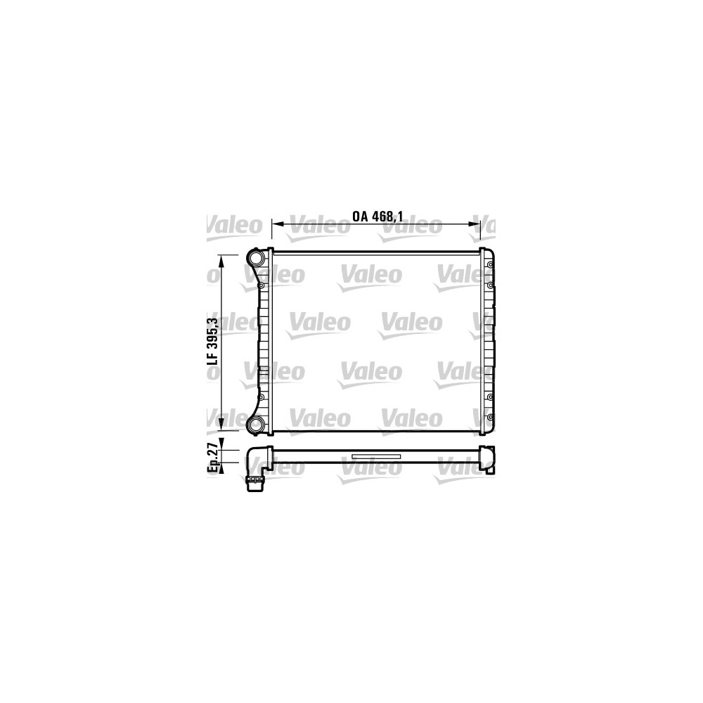 VALEO Kühler, Motorkühlung 732785