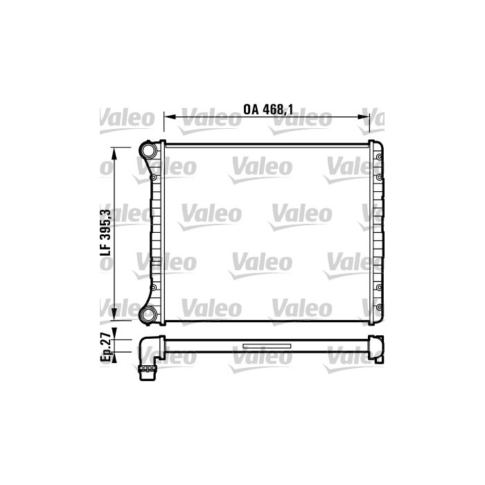 VALEO Kühler, Motorkühlung 732785