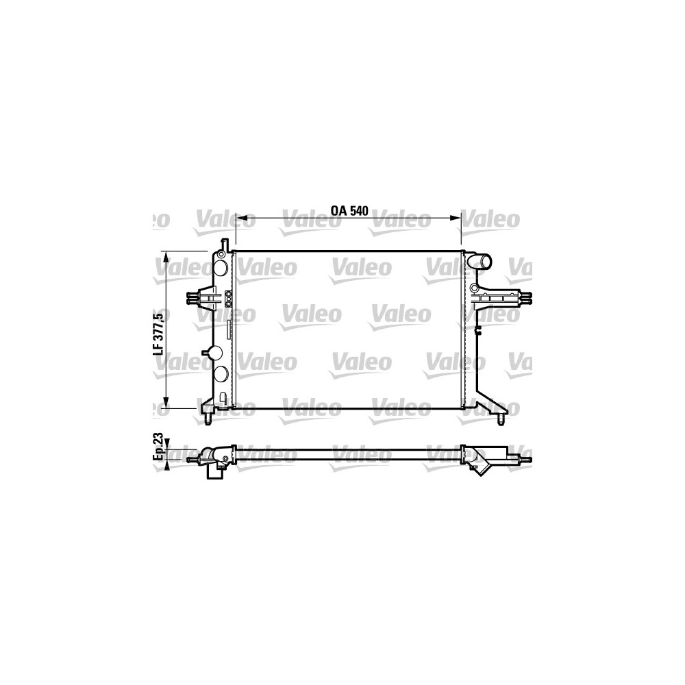 VALEO Kühler, Motorkühlung 732795