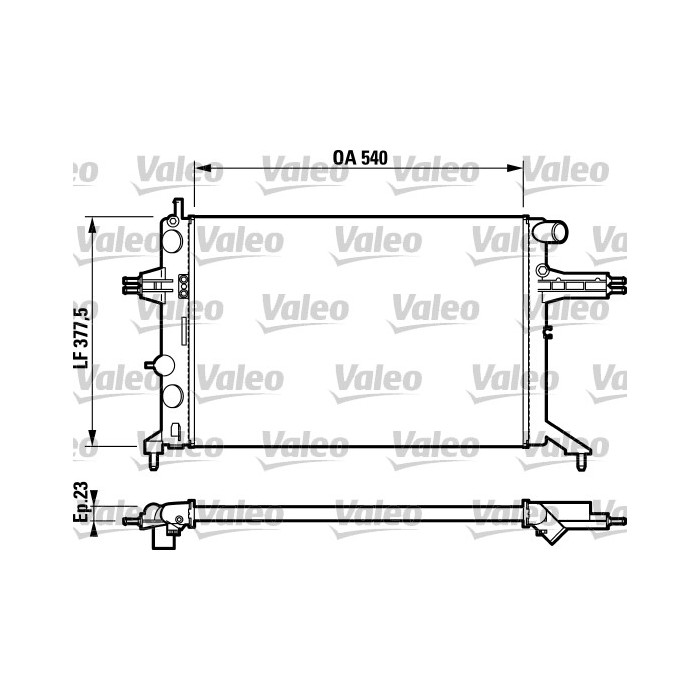 VALEO Kühler, Motorkühlung 732795