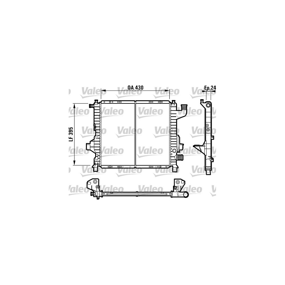 VALEO Kühler, Motorkühlung 732819