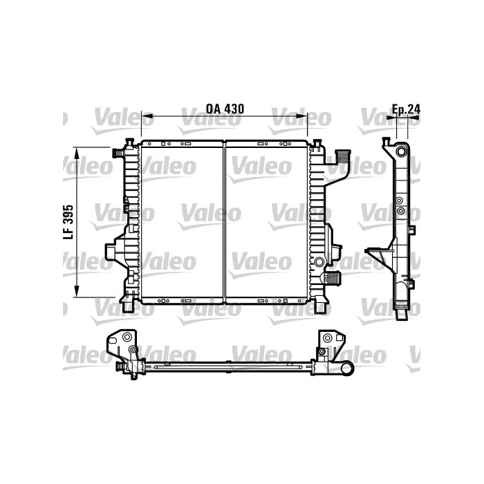 VALEO Kühler, Motorkühlung 732819