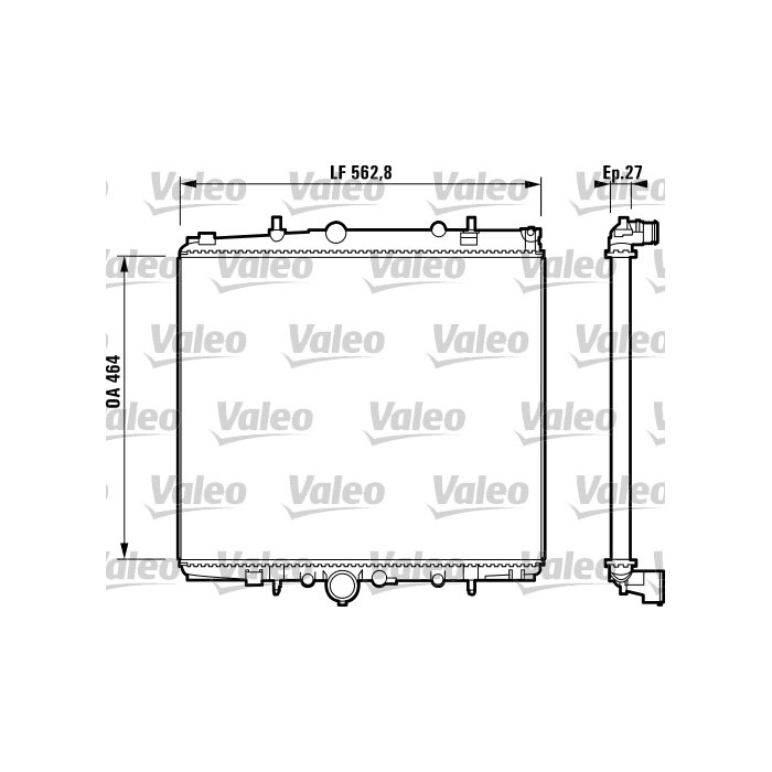 VALEO Kühler, Motorkühlung 732881