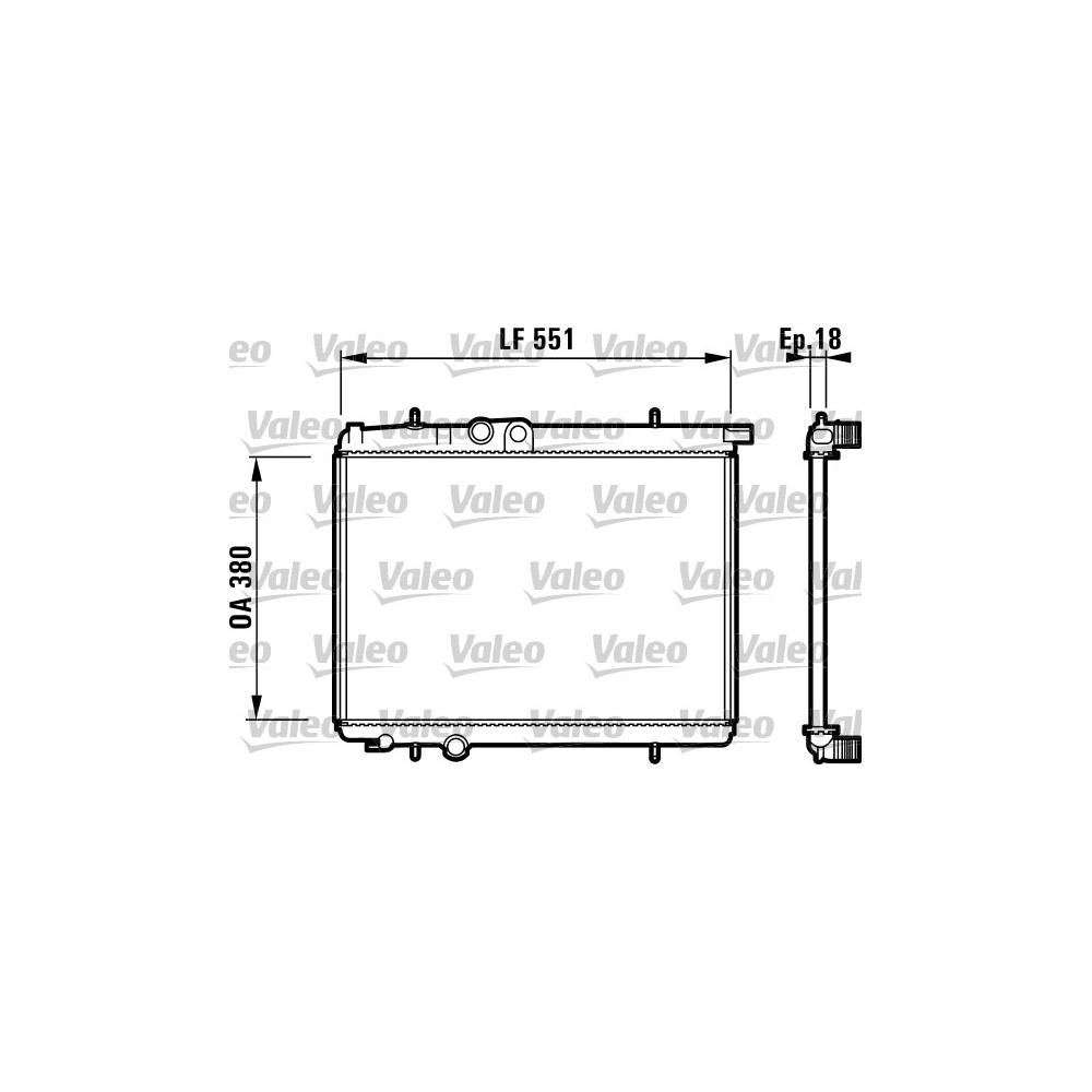 VALEO Kühler, Motorkühlung 732886