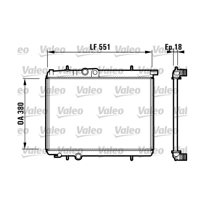 VALEO Kühler, Motorkühlung 732886