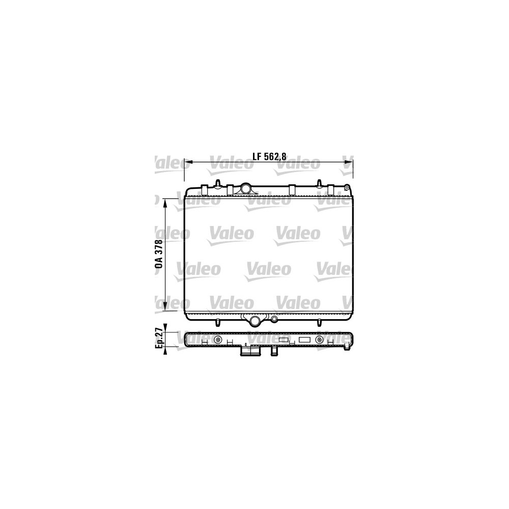 VALEO Kühler, Motorkühlung 732894