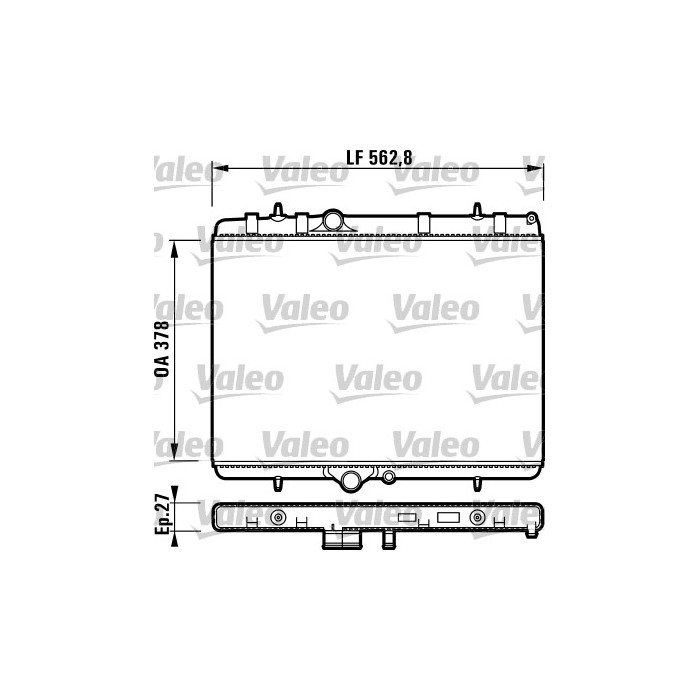 VALEO Kühler, Motorkühlung 732894