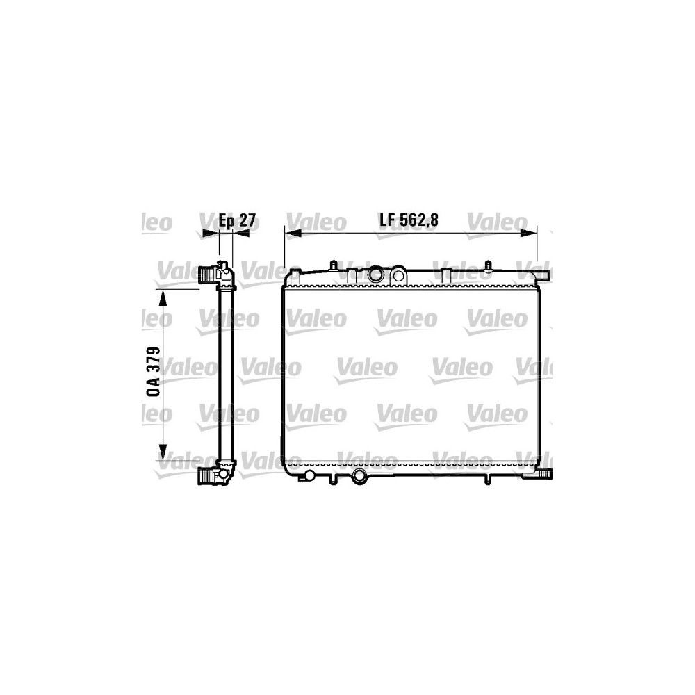 VALEO Kühler, Motorkühlung 732909