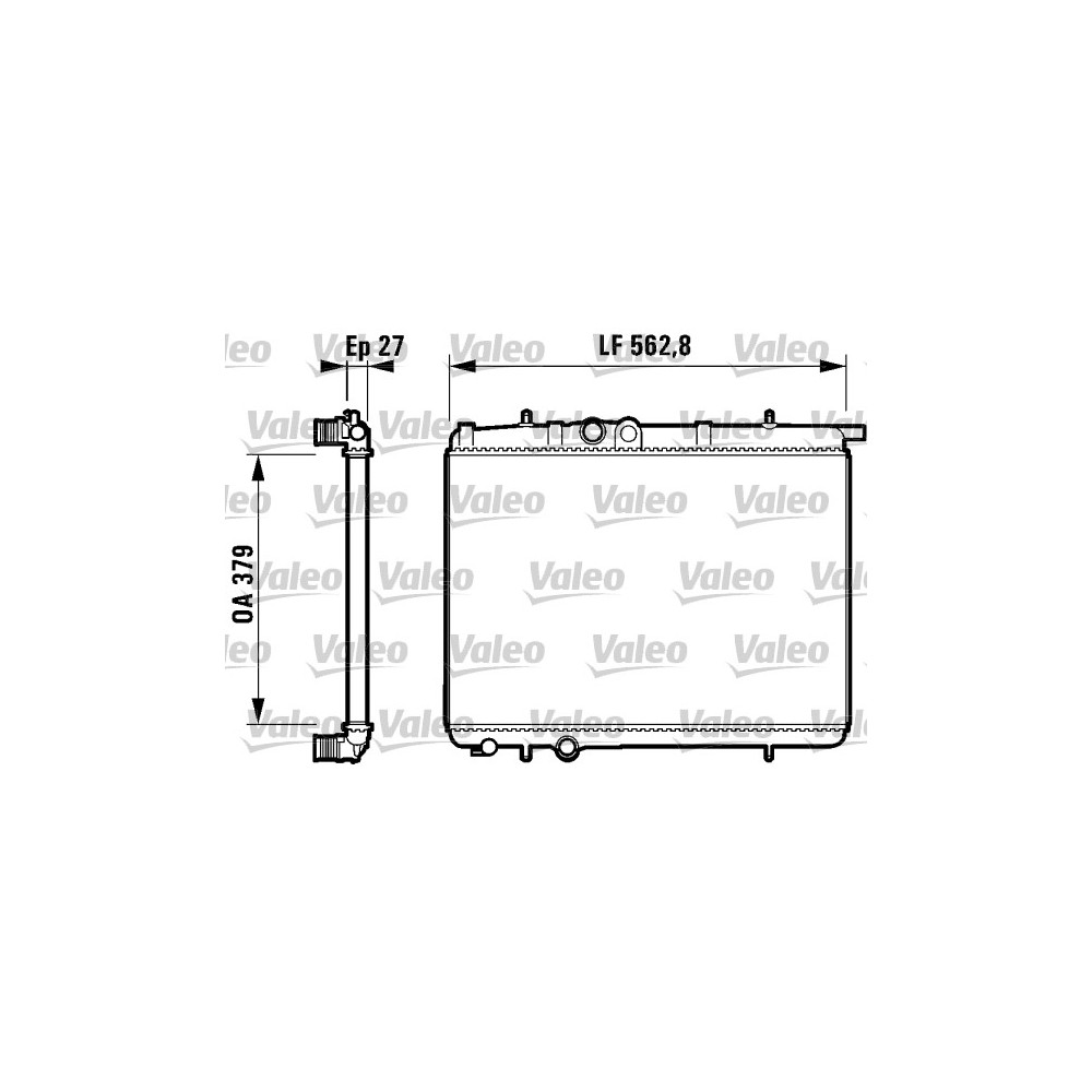 VALEO Kühler, Motorkühlung 732910