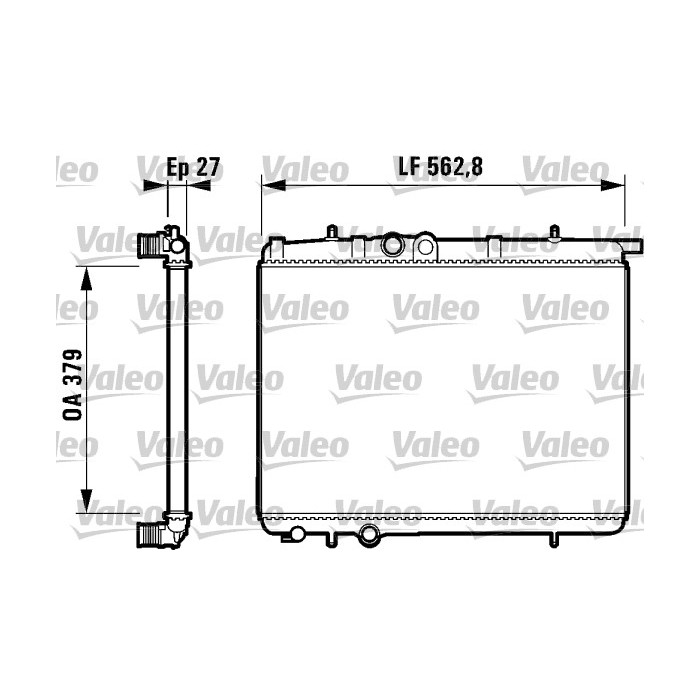 VALEO Kühler, Motorkühlung 732910