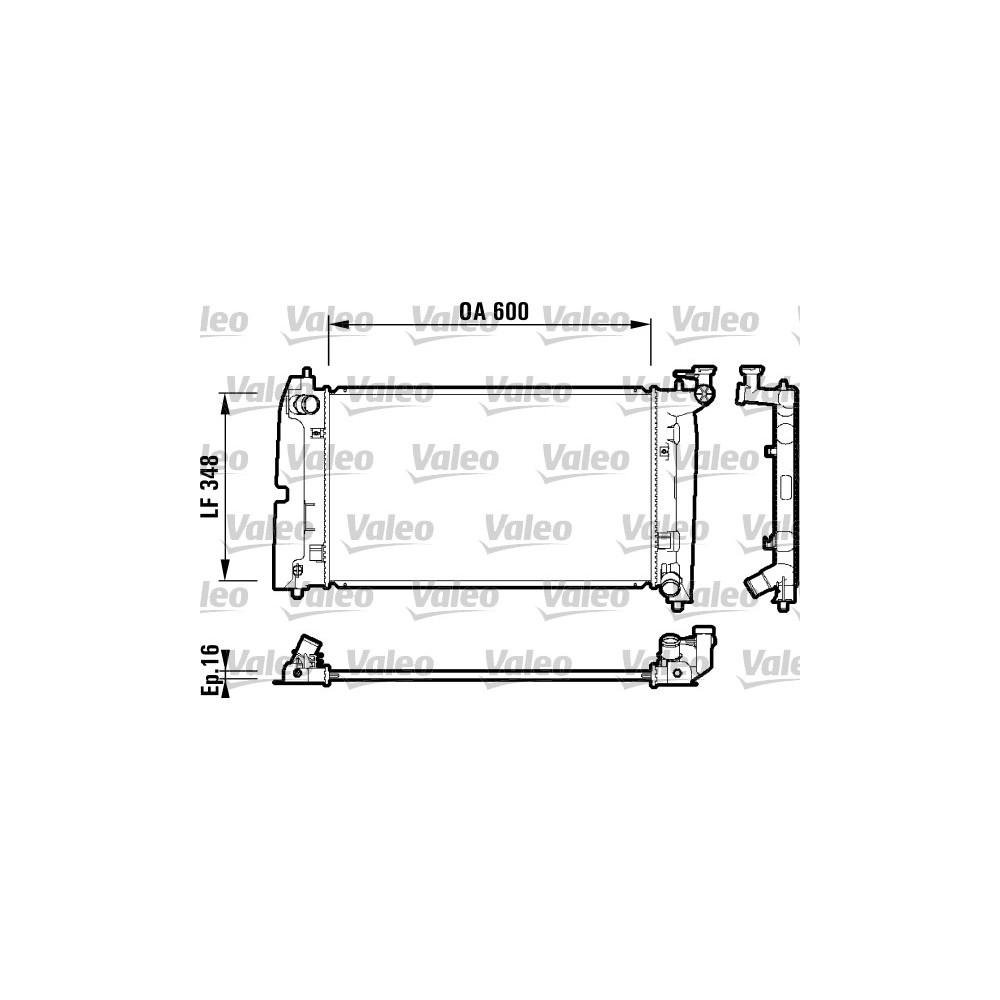 VALEO Kühler, Motorkühlung 734199
