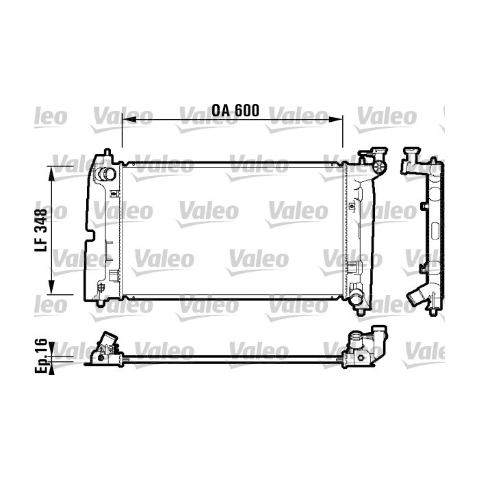 VALEO Kühler, Motorkühlung 734199