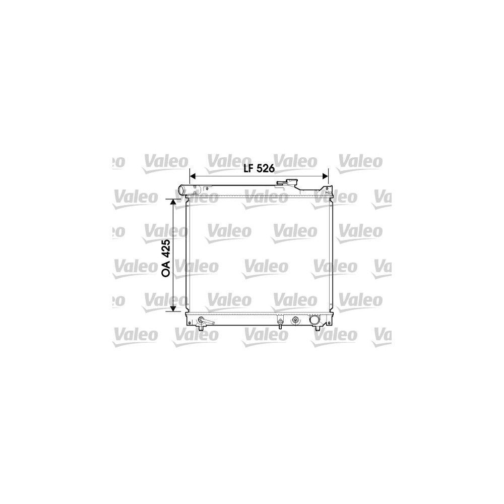 VALEO Kühler, Motorkühlung 734214
