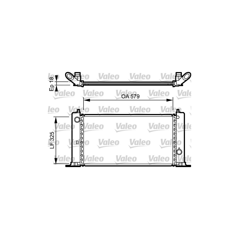 VALEO Kühler, Motorkühlung 734228