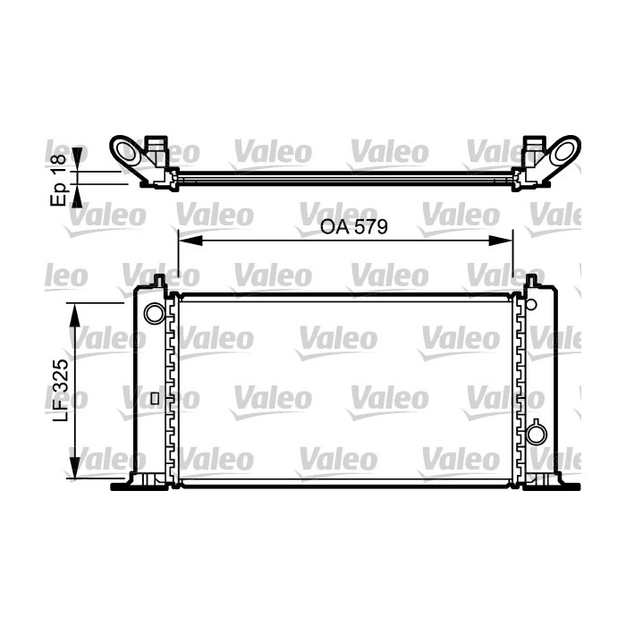 VALEO Kühler, Motorkühlung 734228