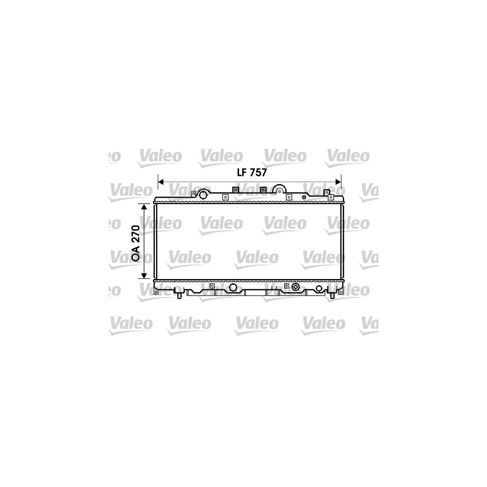 VALEO Kühler, Motorkühlung 734235