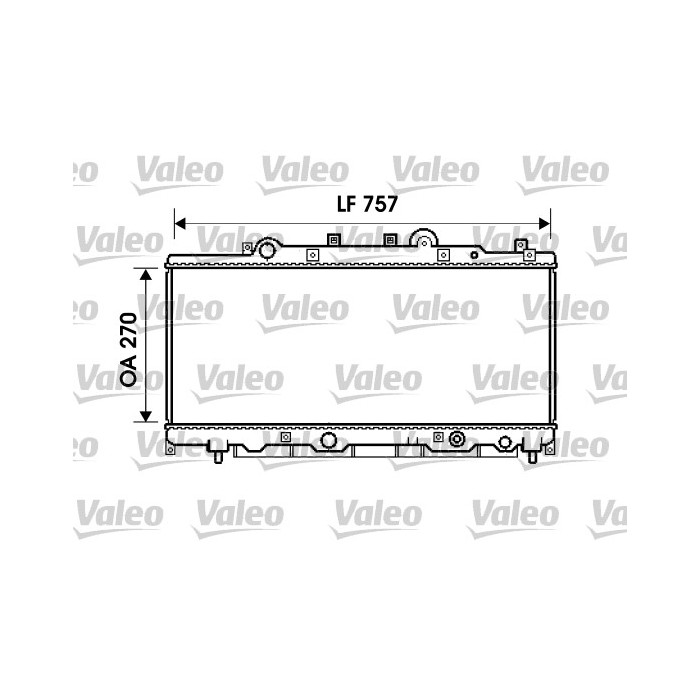 VALEO Kühler, Motorkühlung 734235