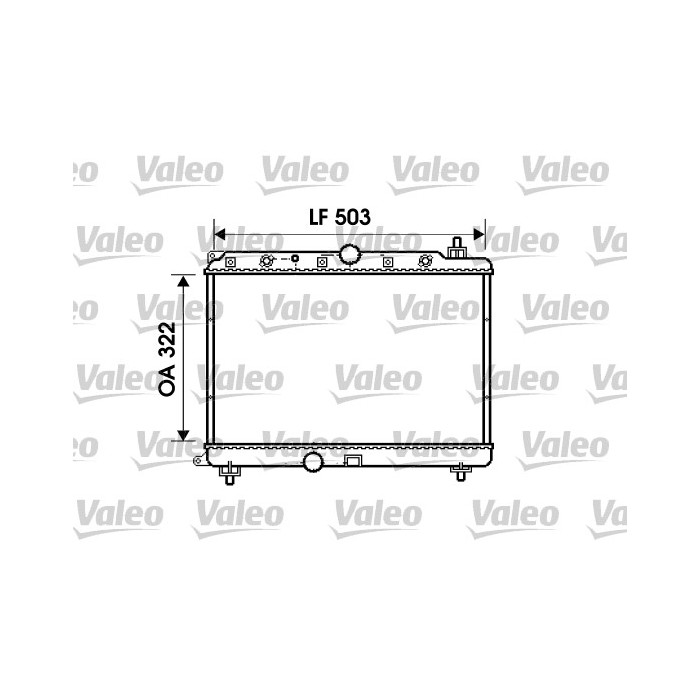 VALEO Kühler, Motorkühlung 734290