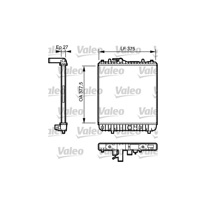 VALEO Kühler, Motorkühlung 734331