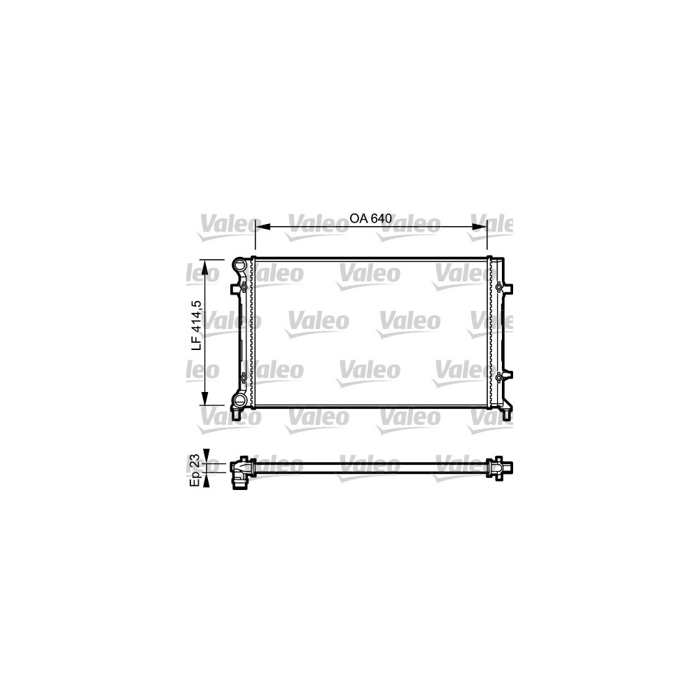 VALEO Kühler, Motorkühlung 734332