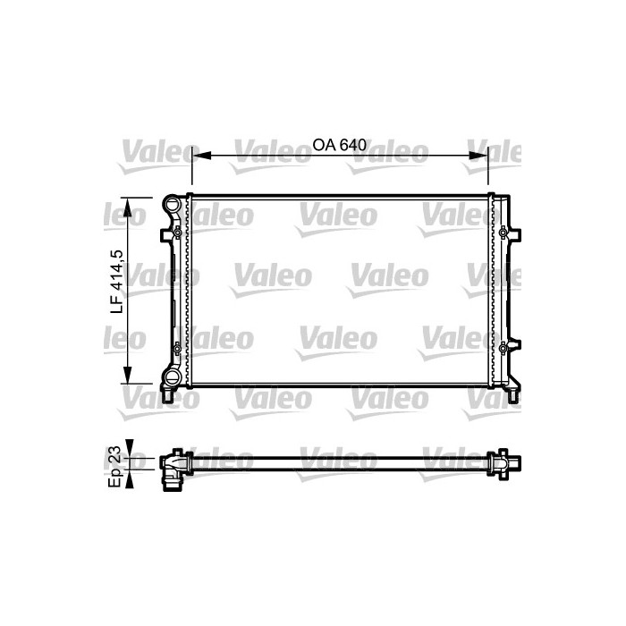 VALEO Kühler, Motorkühlung 734332