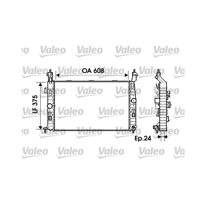 VALEO Kühler, Motorkühlung 734384
