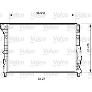 VALEO Kühler, Motorkühlung 734733