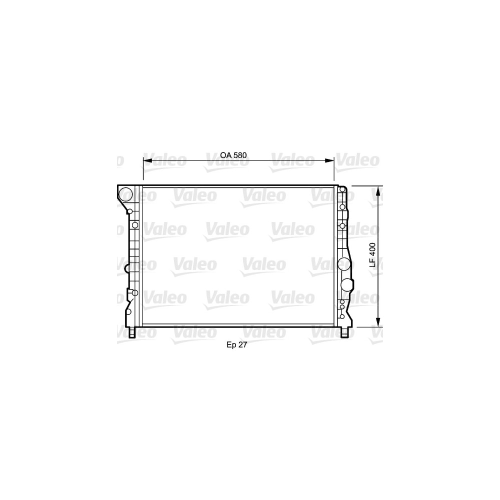 VALEO Kühler, Motorkühlung 734733