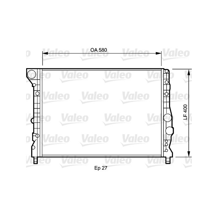 VALEO Kühler, Motorkühlung 734733