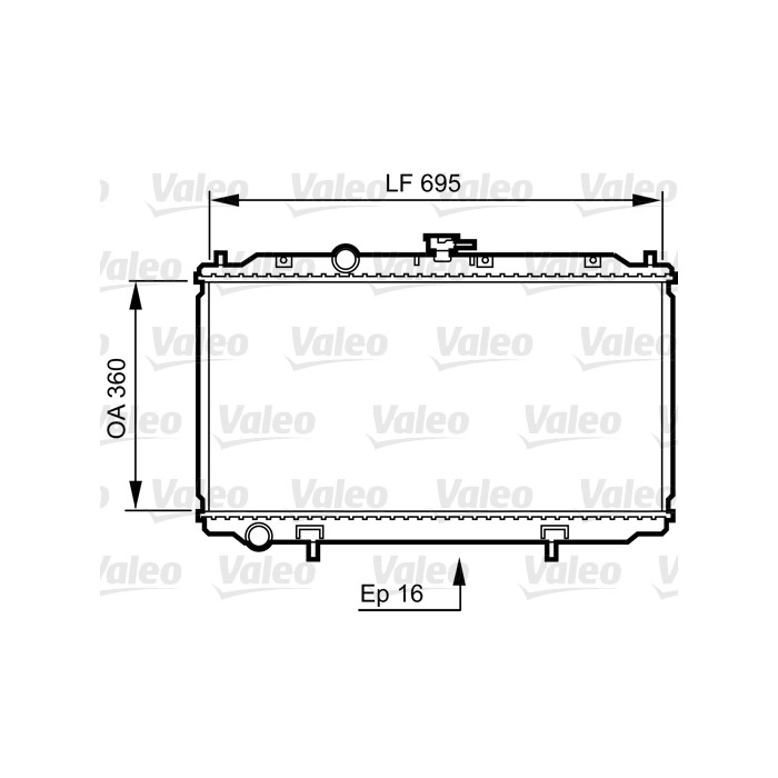 VALEO Kühler, Motorkühlung 734736