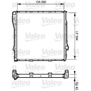 VALEO Kühler, Motorkühlung 734894