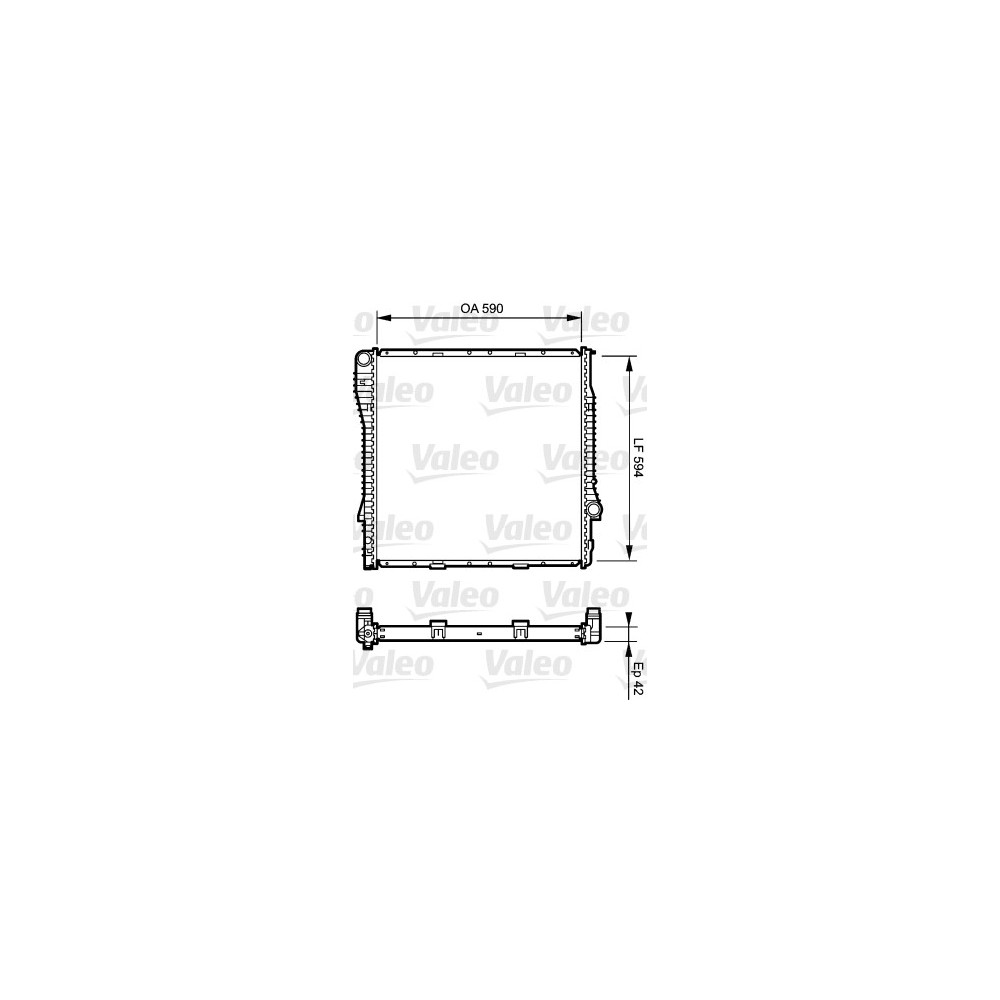 VALEO Kühler, Motorkühlung 734894