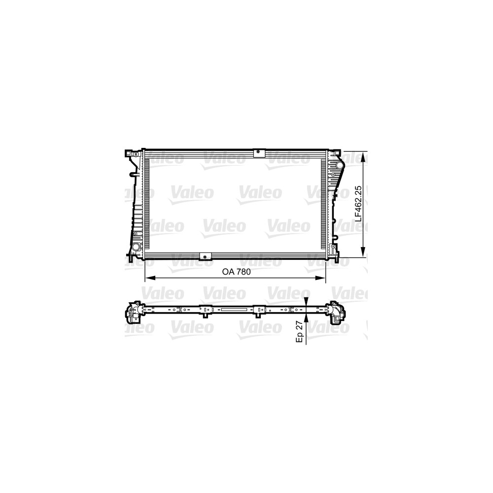 VALEO Kühler, Motorkühlung 734931