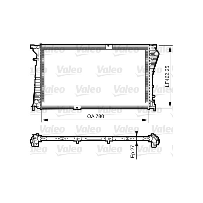 VALEO Kühler, Motorkühlung 734931