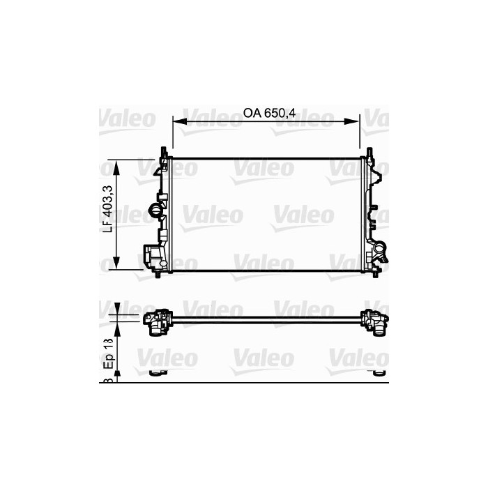 VALEO Kühler, Motorkühlung 734981
