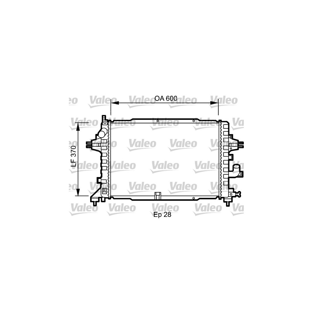 VALEO Kühler, Motorkühlung 735080