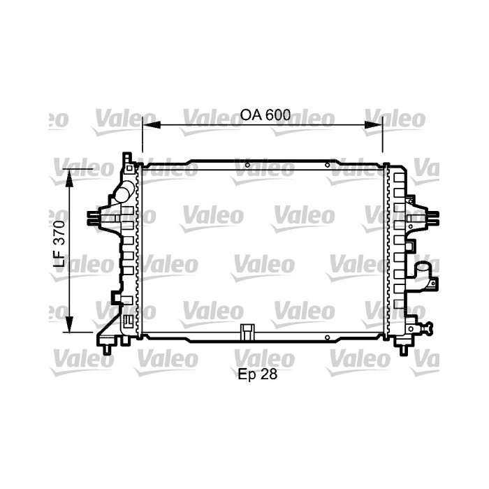VALEO Kühler, Motorkühlung 735080