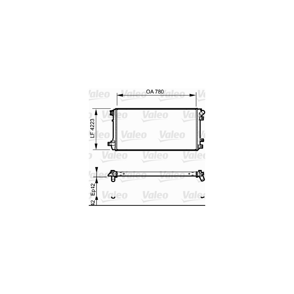 VALEO Kühler, Motorkühlung 735112