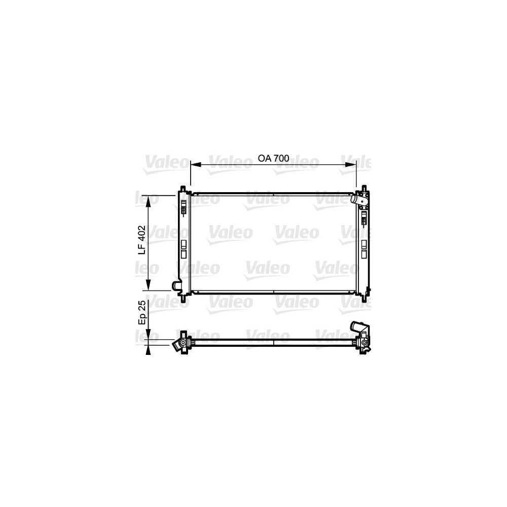 VALEO Kühler, Motorkühlung 735200