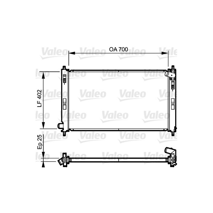 VALEO Kühler, Motorkühlung 735200
