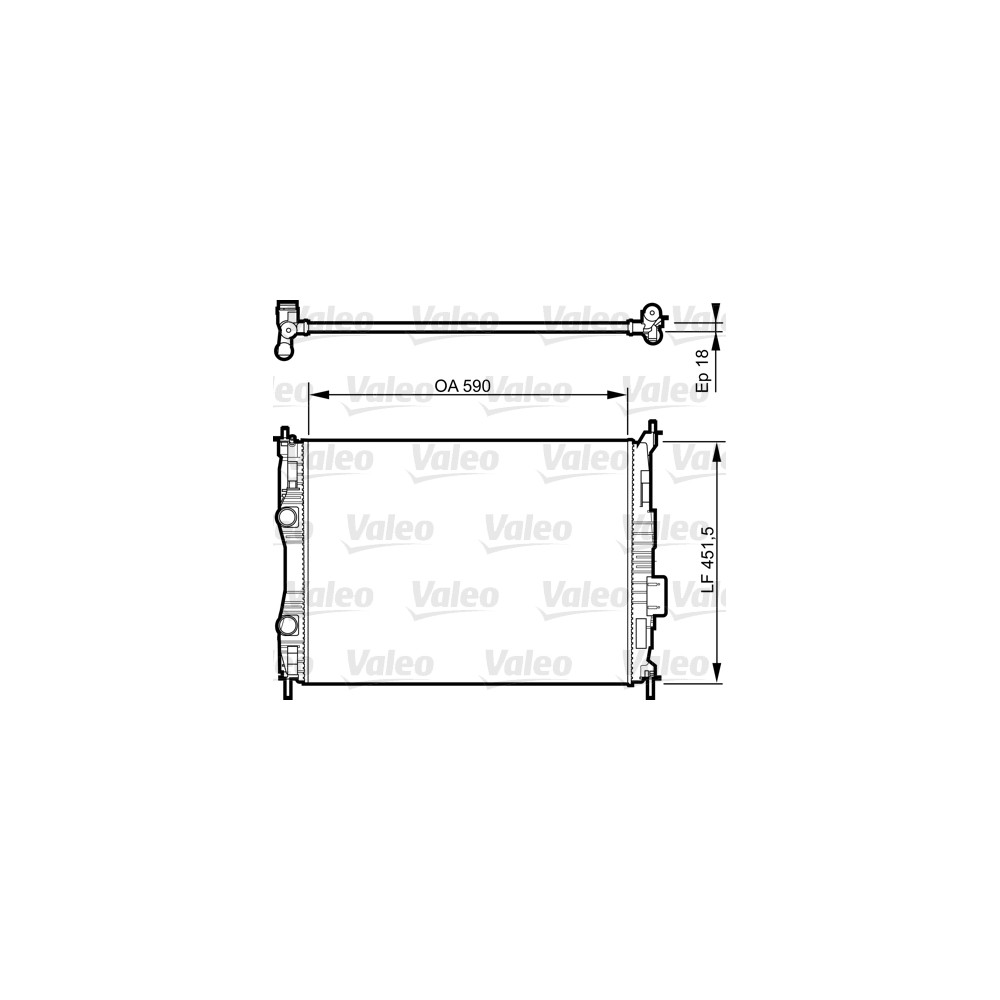 VALEO Kühler, Motorkühlung 735283
