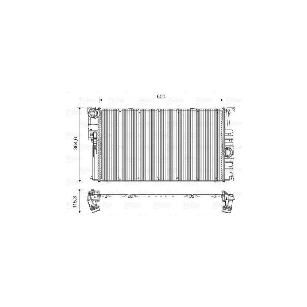 VALEO Kühler, Motorkühlung 735451