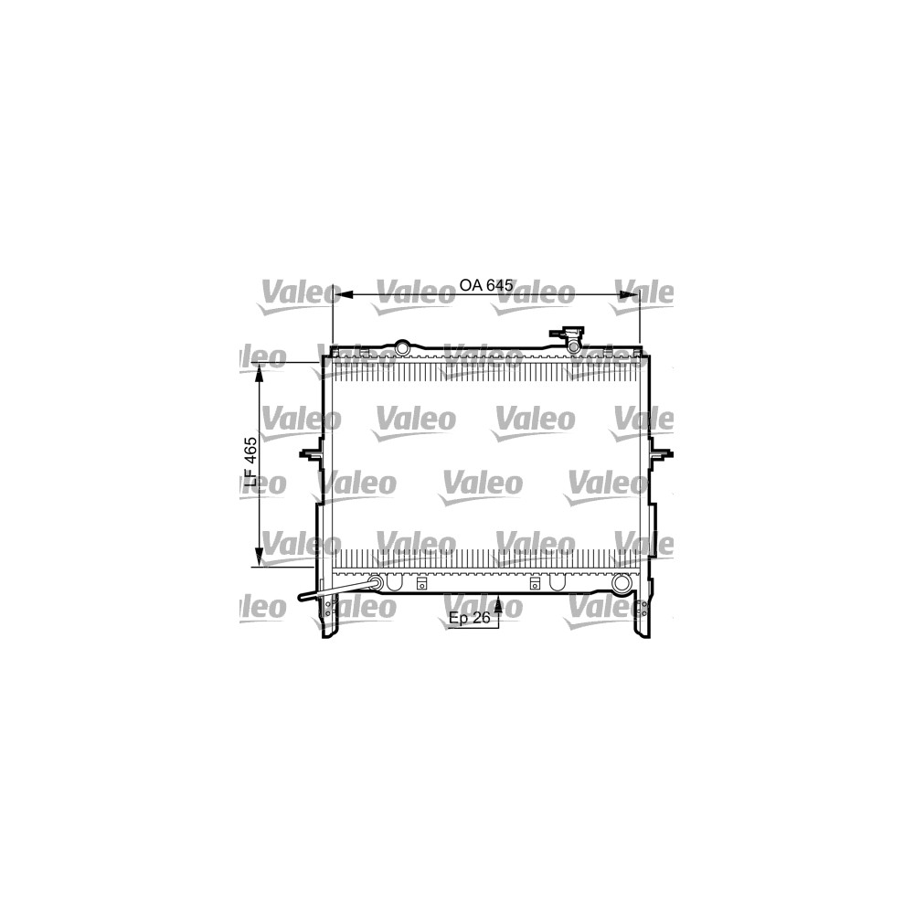 VALEO Kühler, Motorkühlung 735505