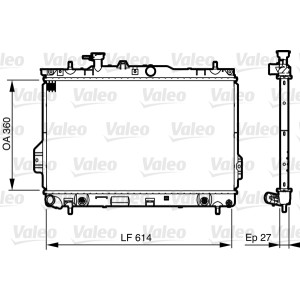VALEO Kühler, Motorkühlung 735606