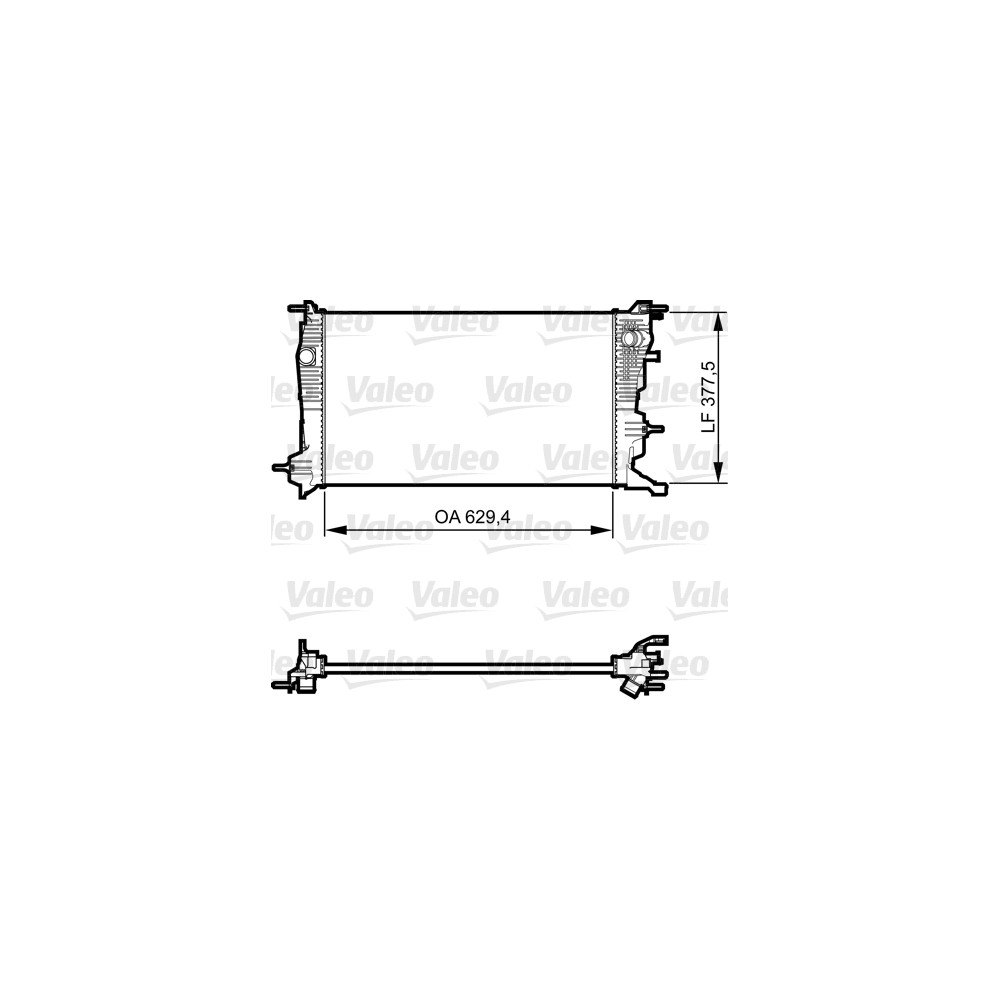 VALEO Kühler, Motorkühlung 735607