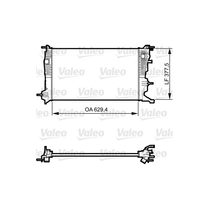 VALEO Kühler, Motorkühlung 735607