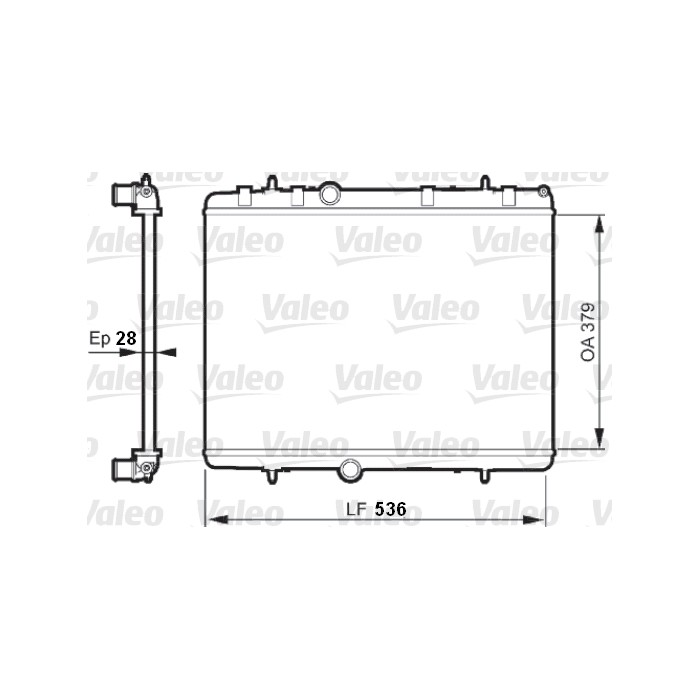 VALEO Kühler, Motorkühlung 735608