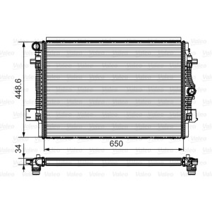 VALEO Kühler, Motorkühlung 735622