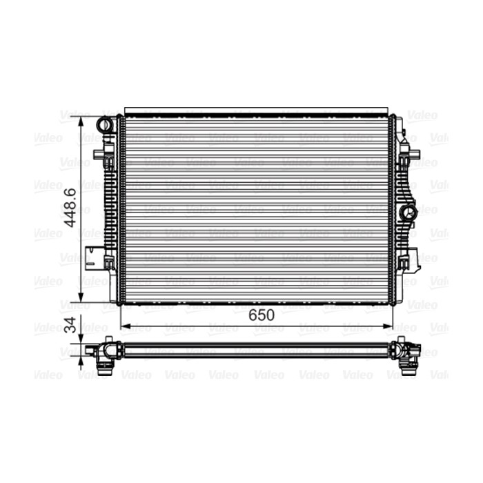 VALEO Kühler, Motorkühlung 735622